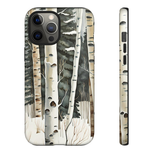 Winter Aspen Trunks - Impact Resistant Phone Case